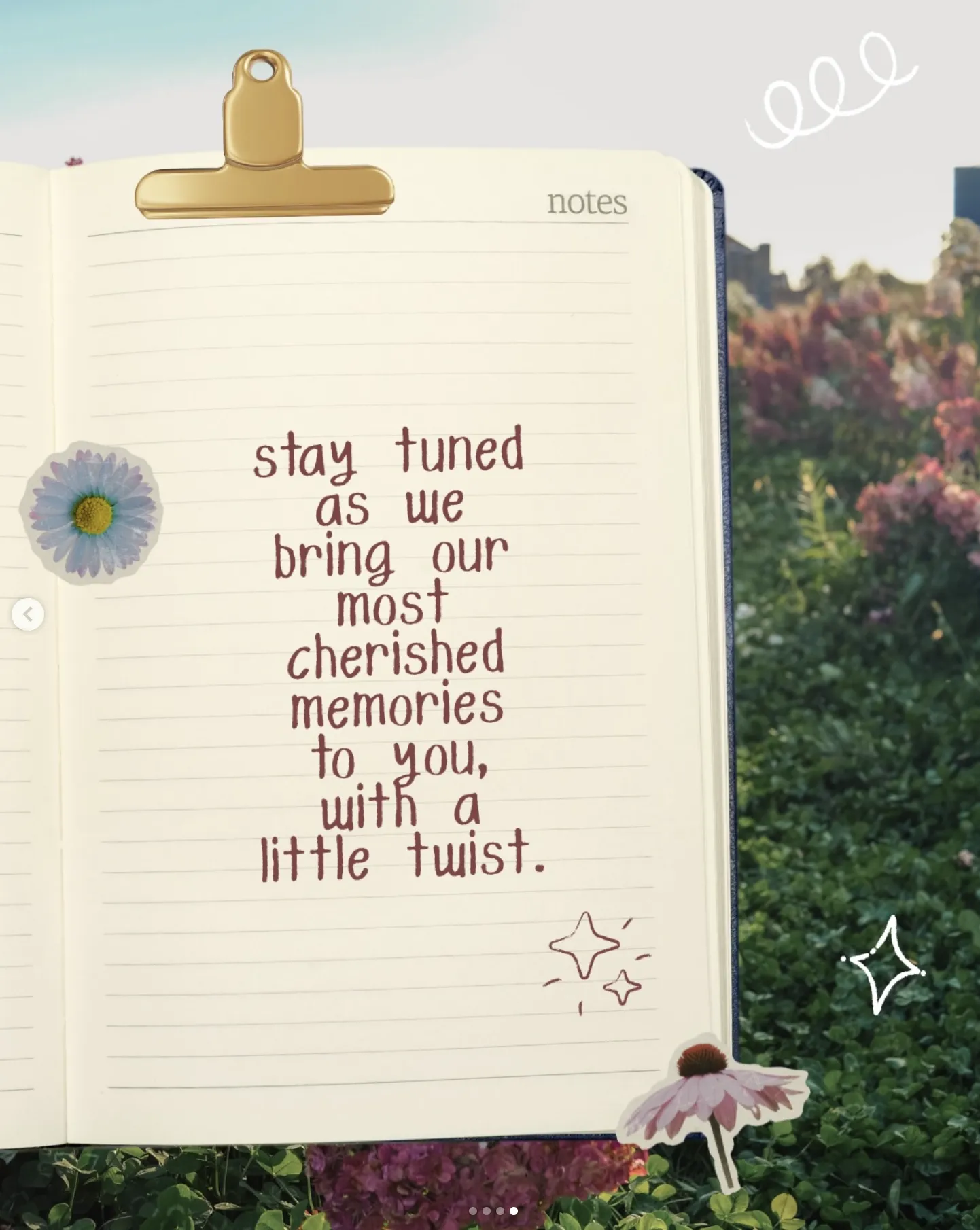 Stay tuned — memories with a twist
